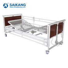 SK011-3 lit d&#39;hôpital se pliant en acier électrique multifonctionnel de clinique